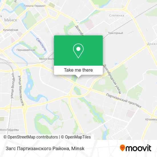 Загс Партизанского Района map
