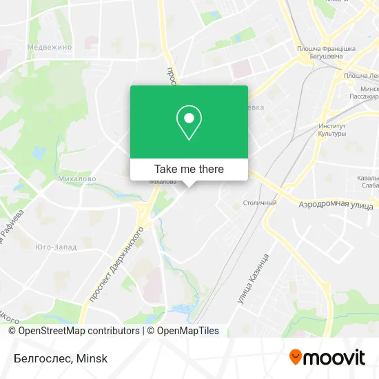 Белгослес map