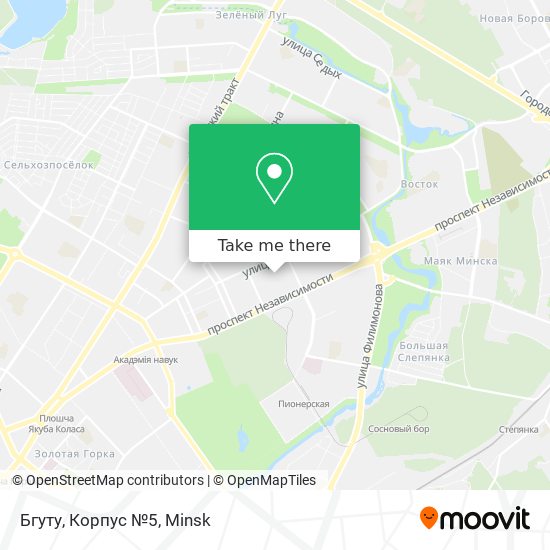 Бгуту, Корпус №5 map