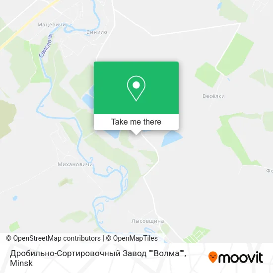 Дробильно-Сортировочный Завод ""Волма"" map