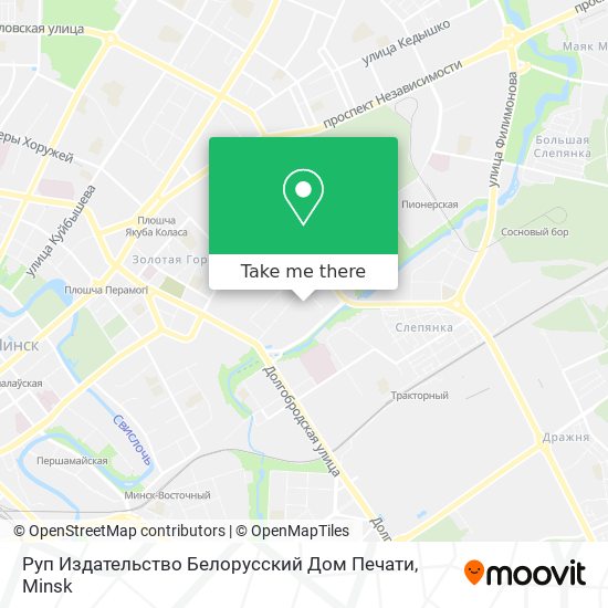 Руп Издательство Белорусский Дом Печати map