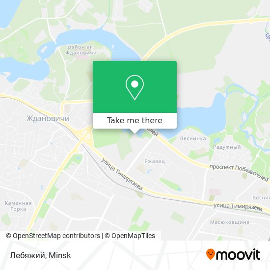 Лебяжий map