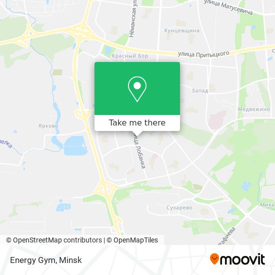 Energy Gym map