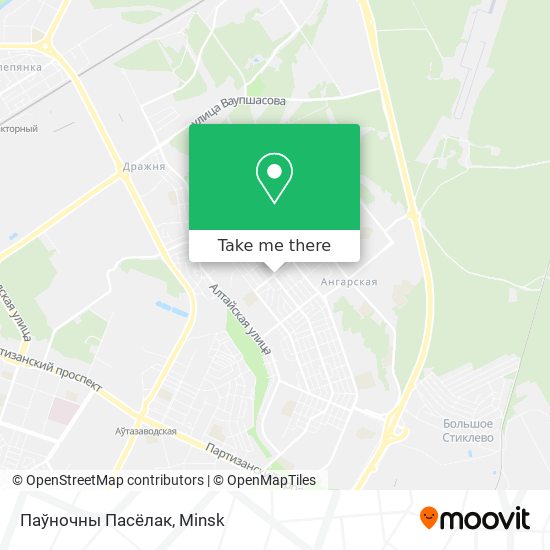 Паўночны Пасёлак map