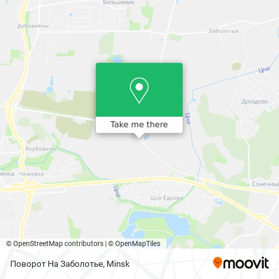 Поворот На Заболотье map