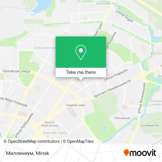 Миллениум map