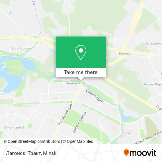 Лагойскі Тракт map