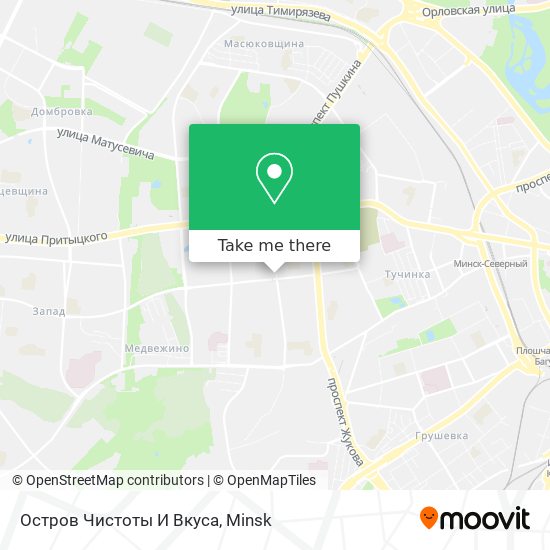 Остров Чистоты И Вкуса map