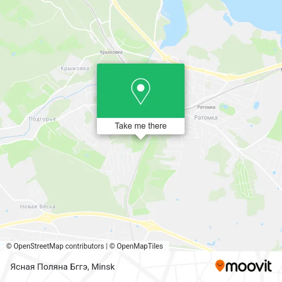 Ясная Поляна Бггэ map