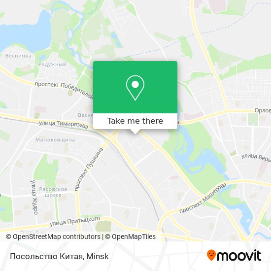 Посольство Китая map