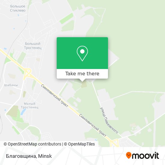 Благовщина map