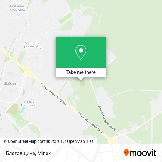 Благовщина map