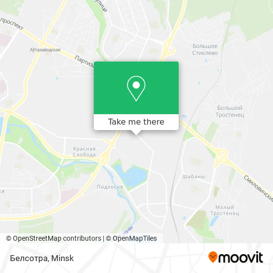 Белсотра map