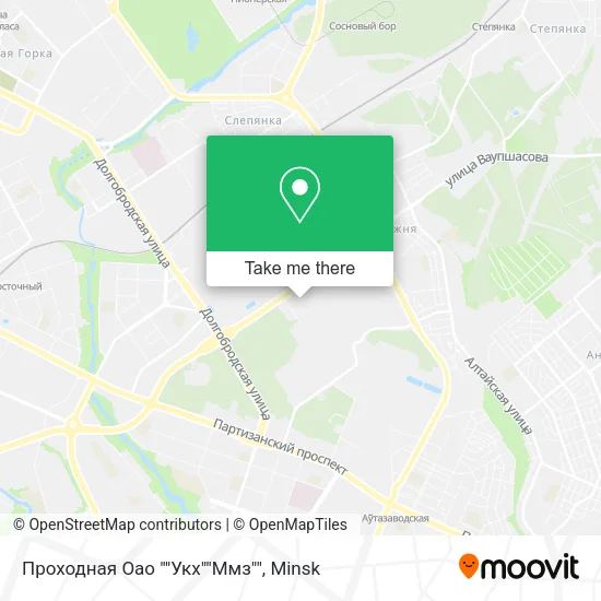 Проходная Оао ""Укх""Ммз"" map