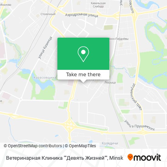 Ветеринарная Клиника ""Девять Жизней"" map