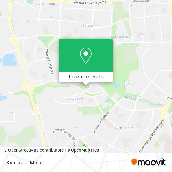 Курганы map