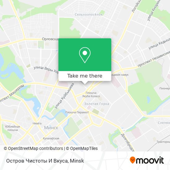 Остров Чистоты И Вкуса map