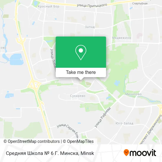 Средняя Школа № 6 Г. Минска map