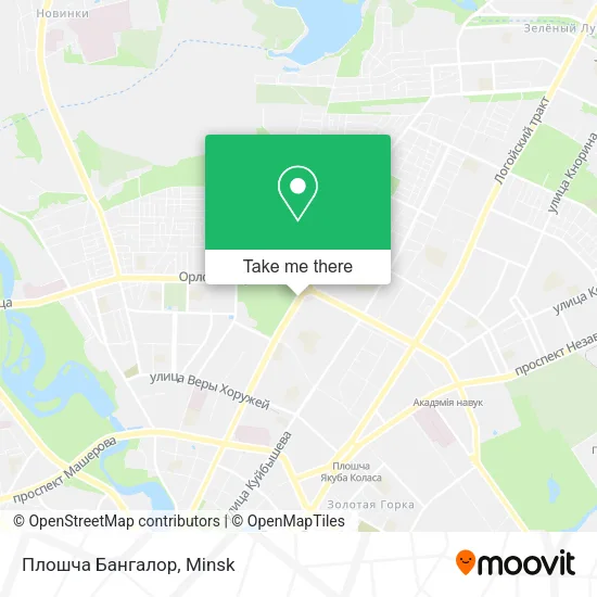 Плошча Бангалор map