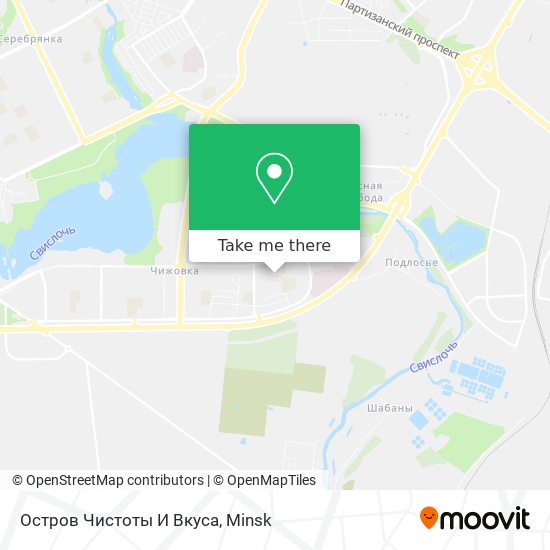 Остров Чистоты И Вкуса map