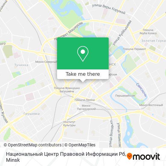 Национальный Центр Правовой Информации Рб map