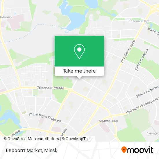 Евроопт Market map