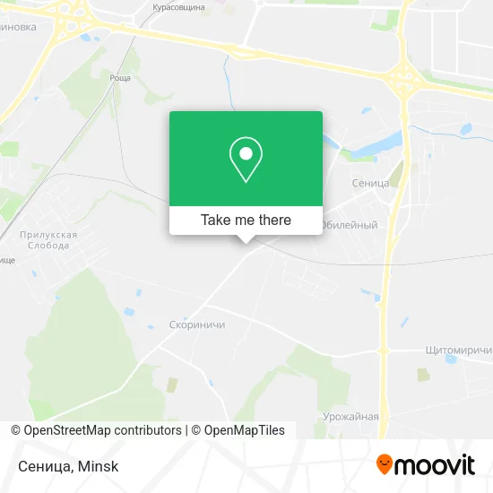 Сеница map