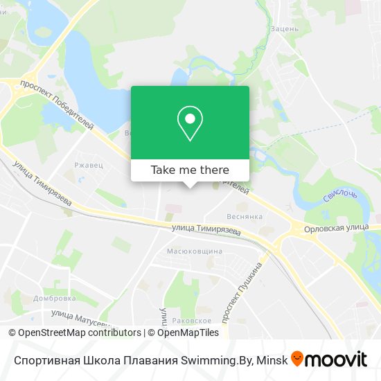 Спортивная Школа Плавания Swimming.By map