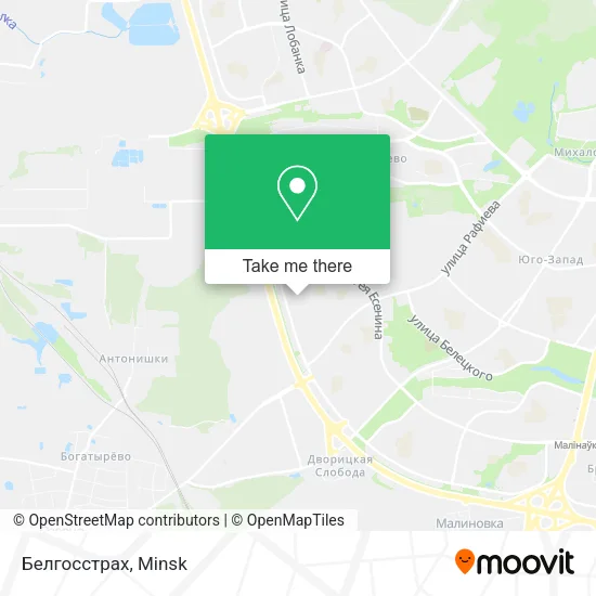 Белгосстрах map