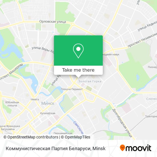 Коммунистическая Партия Беларуси map