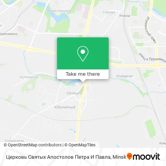 Церковь Святых Апостолов Петра И Павла map