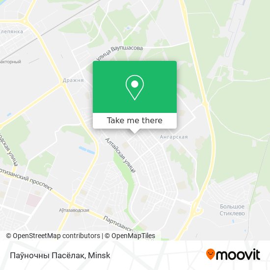 Паўночны Пасёлак map