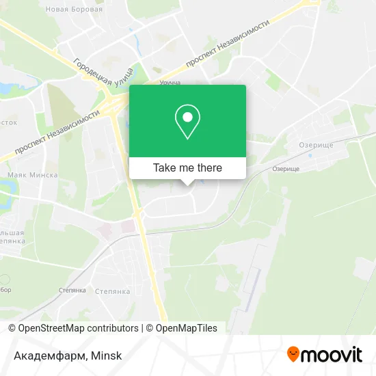 Академфарм map