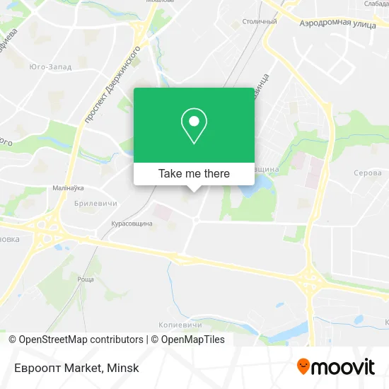 Евроопт Market map