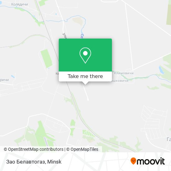 Зао Белавтогаз map