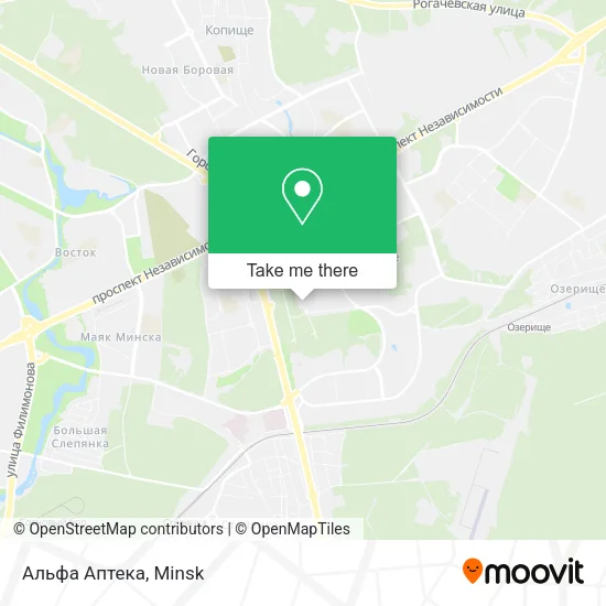 Альфа Аптека map