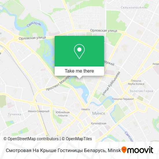 Смотровая На Крыше Гостиницы Беларусь map