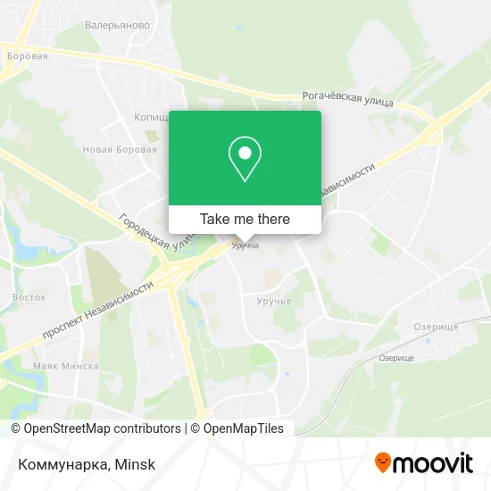 Коммунарка map