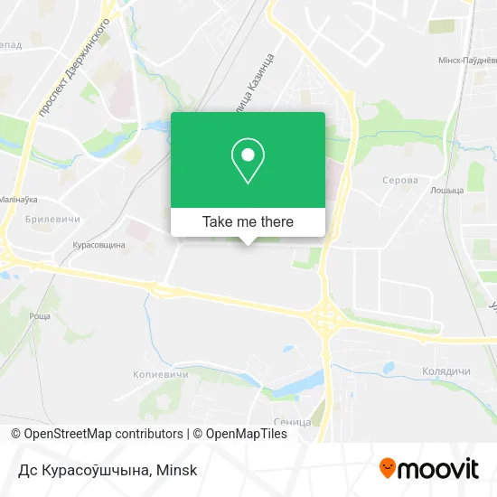Дс Курасоўшчына map