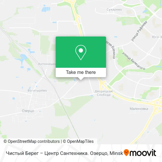 Чистый Берег – Центр Сантехника. Озерцо map