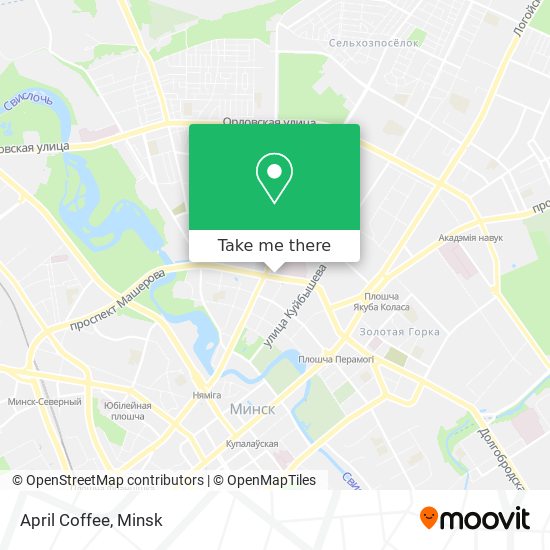 April Coffee map