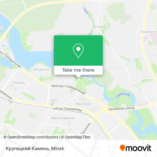 Крупецкий Камень map