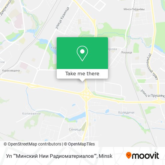 Уп ""Минский Нии Радиоматериалов"" map