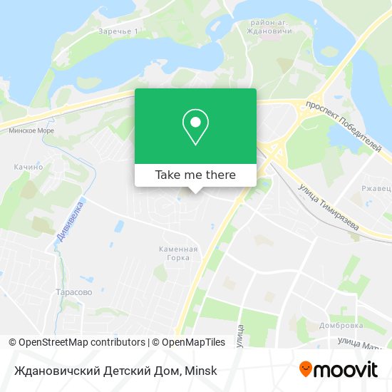 Ждановичский Детский Дом map