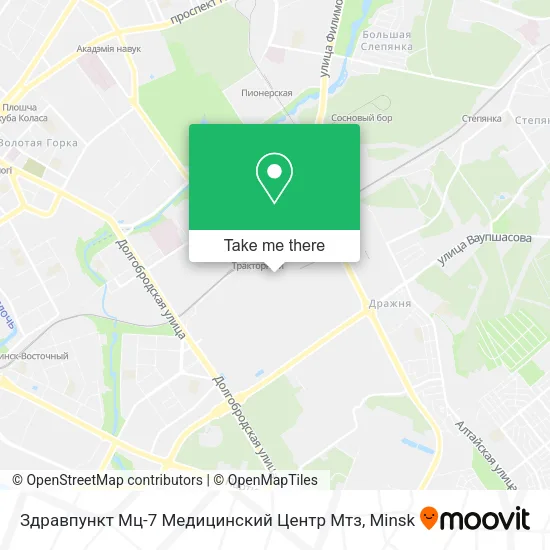 Здравпункт Мц-7 Медицинский Центр Мтз map