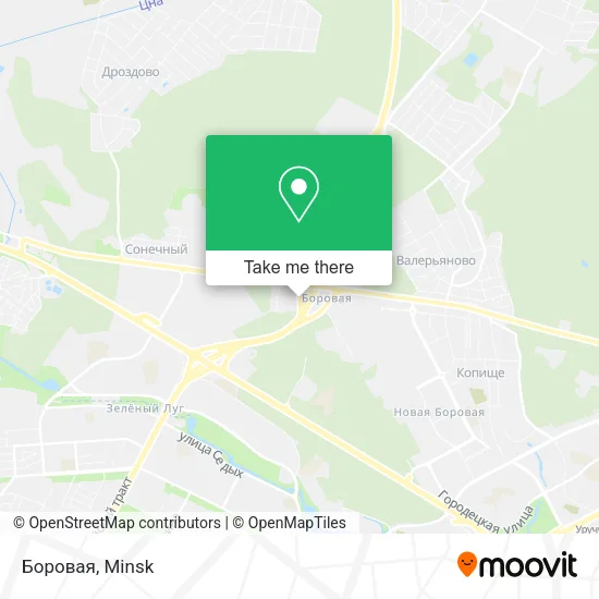 Боровая map