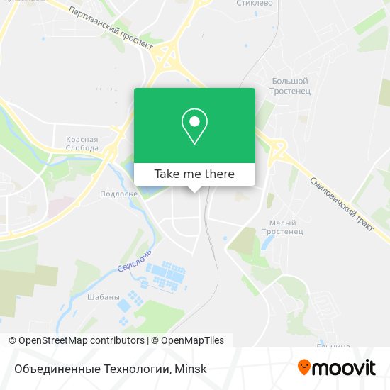 Объединенные Технологии map