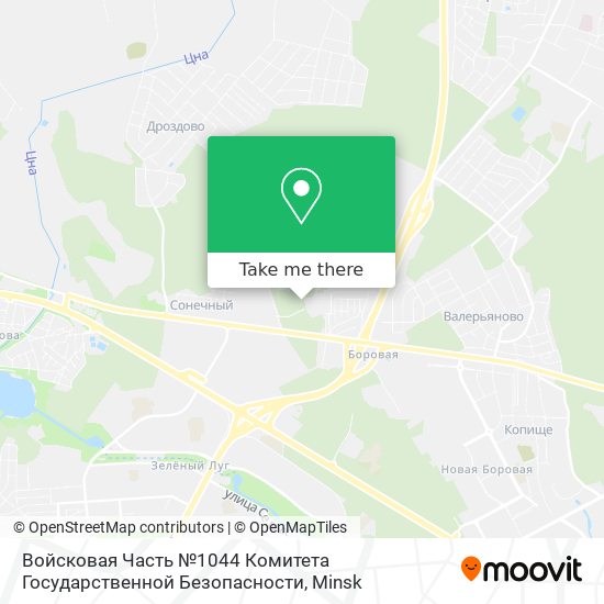 Войсковая Часть №1044 Комитета Государственной Безопасности map