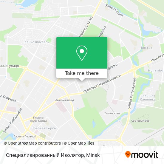 Специализированный Изолятор map