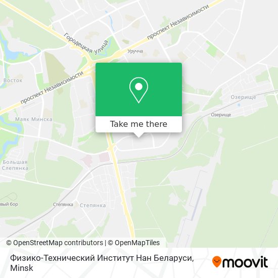 Физико-Технический Институт Нан Беларуси map